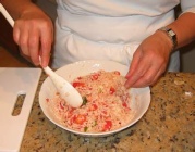 tomato stuffed with rice 06